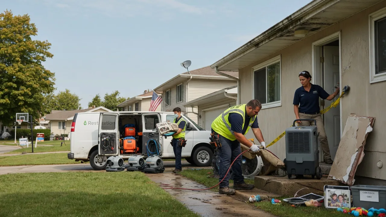 Water Damage Restoration in Muddy, IL near me